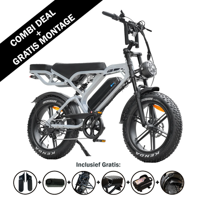 FATBIKE V20 PRO - QMWHEEL – MODEL 2026 - ALARM - HYDRAULISCHE REMMEN